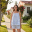 Women’s Two-Piece Stripe Sleeveless Top and Shorts Set