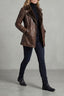 Women’s Brown Vintage Aviator Jacket