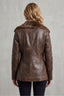 Women’s Brown Vintage Aviator Jacket