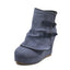 Women’s Vintage Buckle Wedge Faux Suede Ankle Boots