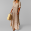 Women’s Vintage Print Maxi Dress