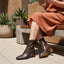 Women’s Vintage Square Toe Block Heel Ankle Boots