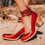 Women’s Vintage Triple Strap Heels