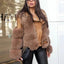 Women’s Winter Faux Fur Biker Style Jacket
