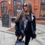 Women’s Winter Faux Fur Biker Style Jacket