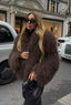 Women’s Chic Winter Faux Fur Coat