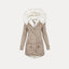 Faux Fur Lined Hooded Winter Parka for Women
