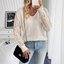 Lace Stitching Sweater for Women